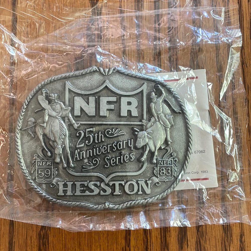 1983 Hesston “25th Anniversary” Belt Buckle